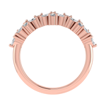 Load image into Gallery viewer, Marquise and Round Diamonds Eternity Ring