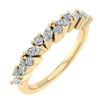 Load image into Gallery viewer, Marquise and Round Diamonds Eternity Ring