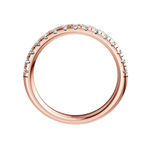 Load image into Gallery viewer, 2.5mm Micro Half Set Diamond Band