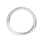 Load image into Gallery viewer, 2.5mm Micro Half Set Diamond Band