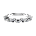 Load image into Gallery viewer, Marquise and Round Diamonds Eternity Ring