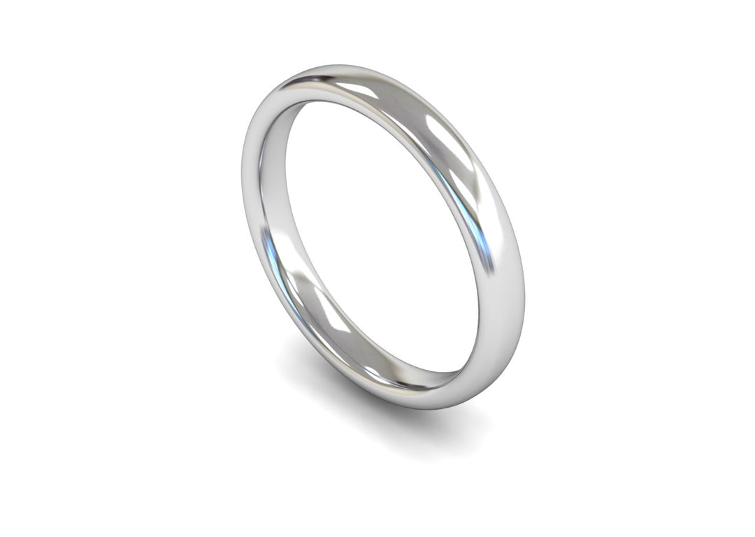 3mm Slight Court Wedding Band