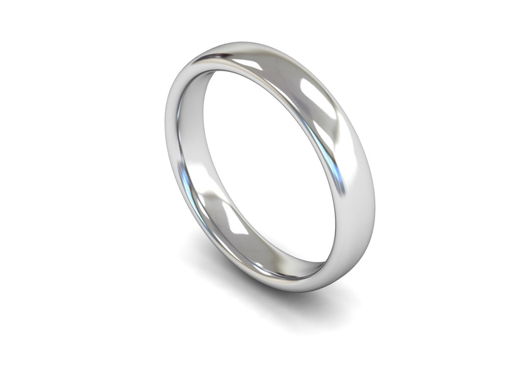4mm Slight Court Wedding Band
