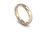 Load image into Gallery viewer, 4mm Slight Court Wedding Band in 18ct rose gold