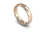 Load image into Gallery viewer, 5mm Slight Court Wedding Band in 18ct rose gold