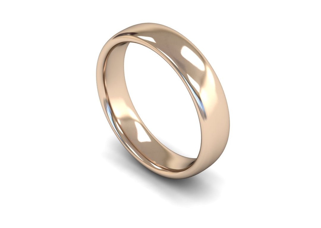 5mm Slight Court Wedding Band
