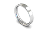 Load image into Gallery viewer, 4mm Flat Court Wedding Band in platinum and white gold