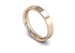Load image into Gallery viewer, 4mm Flat Court Wedding Band in 18ct rose gold