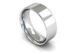 Load image into Gallery viewer, 8mm Flat Court Wedding Band in platinum and white gold