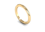 Load image into Gallery viewer, 2mm D Shape Wedding Band