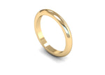Load image into Gallery viewer, 2.5mm D Shape Wedding Band