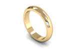 Load image into Gallery viewer, 4mm D Shape Wedding Band
