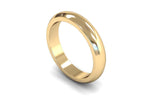 Load image into Gallery viewer, 4mm D Shape Wedding Band in 18ct yellow gold