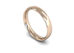 Load image into Gallery viewer, 4mm Traditional Court Wedding Band in 18ct rose gold