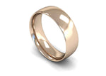 Load image into Gallery viewer, 7mm Traditional Court Wedding Band in 18ct rose gold