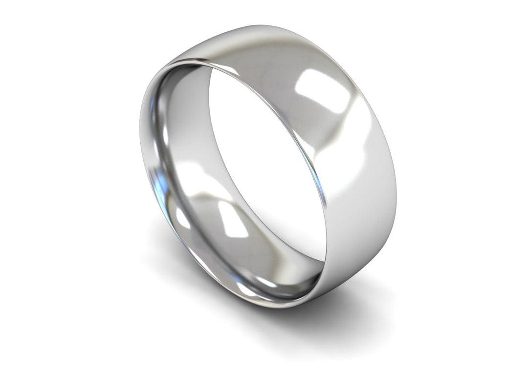8mm Traditional Court Wedding Band