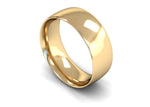 Load image into Gallery viewer, 8mm Traditional Court Wedding Band in 18ct yellow gold