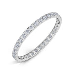Load image into Gallery viewer, 1.5 mm Micro Set Diamond Band Full set