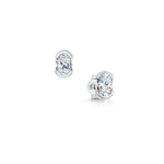 Load image into Gallery viewer, Oval Cut Diamond Stud Earrings