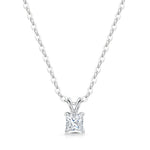 Load image into Gallery viewer, Princess Cut Diamond Pendant