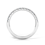 Load image into Gallery viewer, 2.3 mm Micro Set Diamond Band with fish tail setting