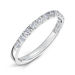 Load image into Gallery viewer, 2.0mm Micro Half Set Diamond Band