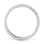 Load image into Gallery viewer, 2.0mm Micro Half Set Diamond Band
