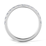 Load image into Gallery viewer, 2.0mm Bar Half Set Diamond Band
