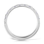 Load image into Gallery viewer, 2.5mm Bar Set Diamond Band