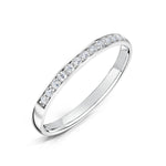 Load image into Gallery viewer, 2.0mm Grain Half Set Diamond Band