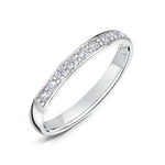 Load image into Gallery viewer, 2.5mm Grain Set Diamond Band