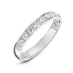 Load image into Gallery viewer, 3.0mm Grain Set Diamond Band
