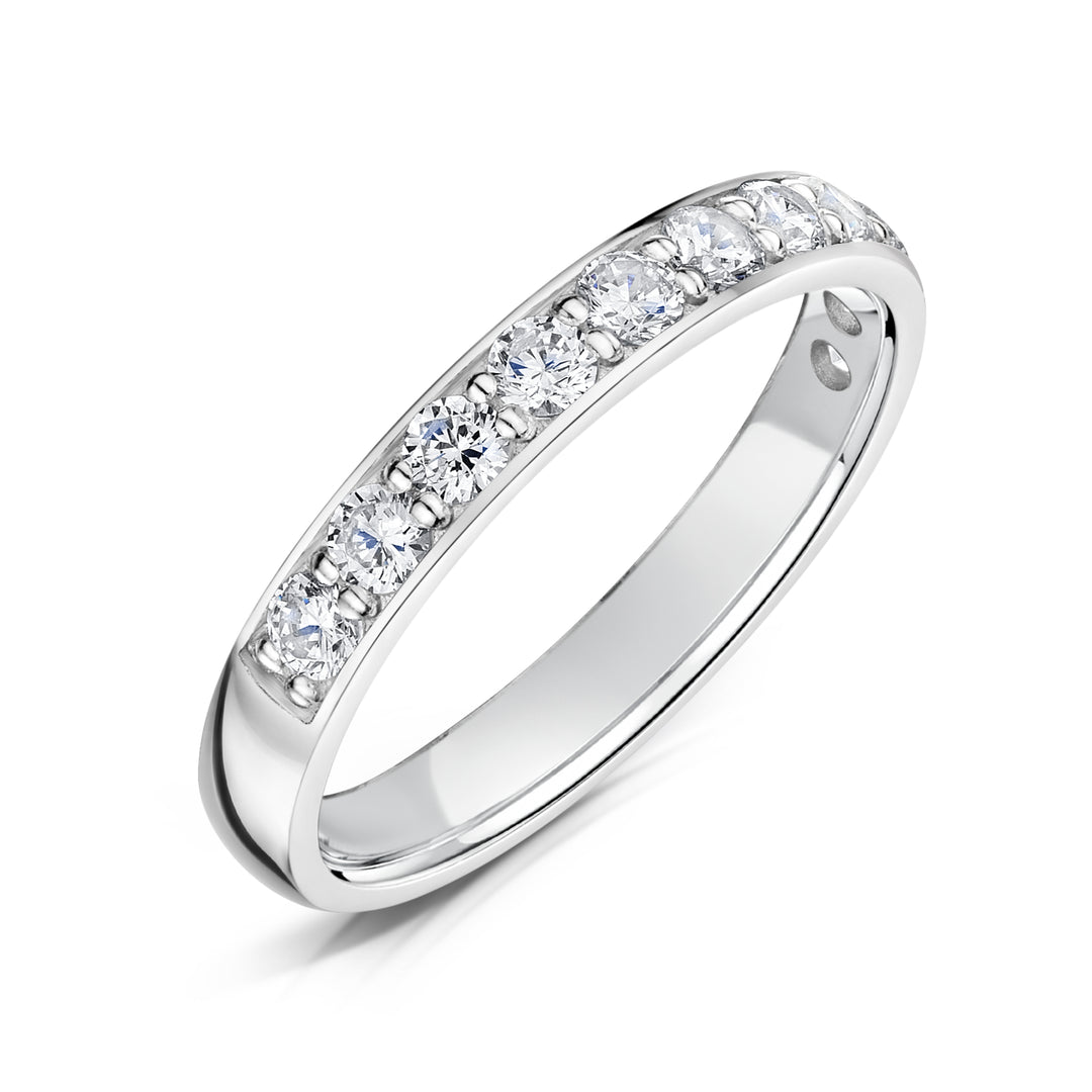 3.0mm Grain Set Diamond Band