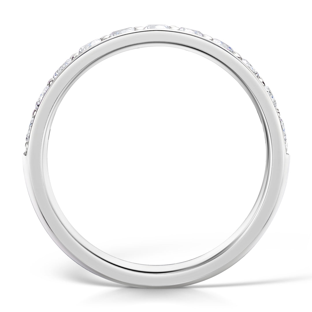 3.0mm Grain Set Diamond Band