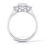 Load image into Gallery viewer, Three Stone Princess Cut Diamond Ring