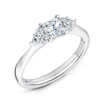 Load image into Gallery viewer, Seven Stone Princess And Round Brilliant Cut Diamond Ring