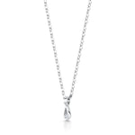 Load image into Gallery viewer, Pear Shaped Style With Round Diamond Pendant
