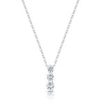 Load image into Gallery viewer, Three Stone Diamond Pendant