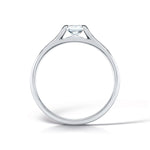 Load image into Gallery viewer, Princess Cut Tension Set Diamond Ring