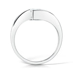 Load image into Gallery viewer, Princess Cut Tension Set Diamond Ring