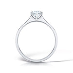 Load image into Gallery viewer, Round Brilliant 4 Claw Solitaire Diamond Ring