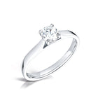 Load image into Gallery viewer, Round Brilliant Cut 4 Claw Solitaire Diamond Ring