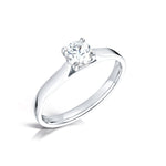 Load image into Gallery viewer, Round Brilliant Cut 4 Claw Solitaire Diamond Ring

