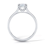 Load image into Gallery viewer, Princess Cut 4 Claw Solitaire Diamond Ring