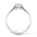 Load image into Gallery viewer, Marquise Cut 4 Claw Solitaire Diamond Ring