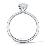 Load image into Gallery viewer, Princess Cut 4 Claw Solitaire Diamond Ring