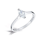 Load image into Gallery viewer, Marquise 2 Claw Solitaire Diamond Ring