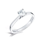 Load image into Gallery viewer, Round Brilliant 4 Claw Solitaire Diamond Ring