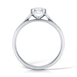 Load image into Gallery viewer, Round Brilliant 2 Claw Solitaire Diamond Ring