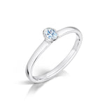 Load image into Gallery viewer, Oval Cut Rubover Diamond Ring